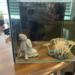 Aqueon Aquarium Fish Tank With LED Light And Filtration 