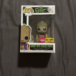 Groot With Cheese Puffs (flocked+ Hot Topic Exclusive)