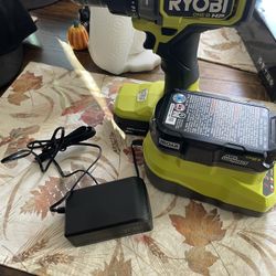 Ryobi PBLHM102K1 18V Brushless 1/2" Hammer Drill Kit w/ 1.5Ah Battery & Charger