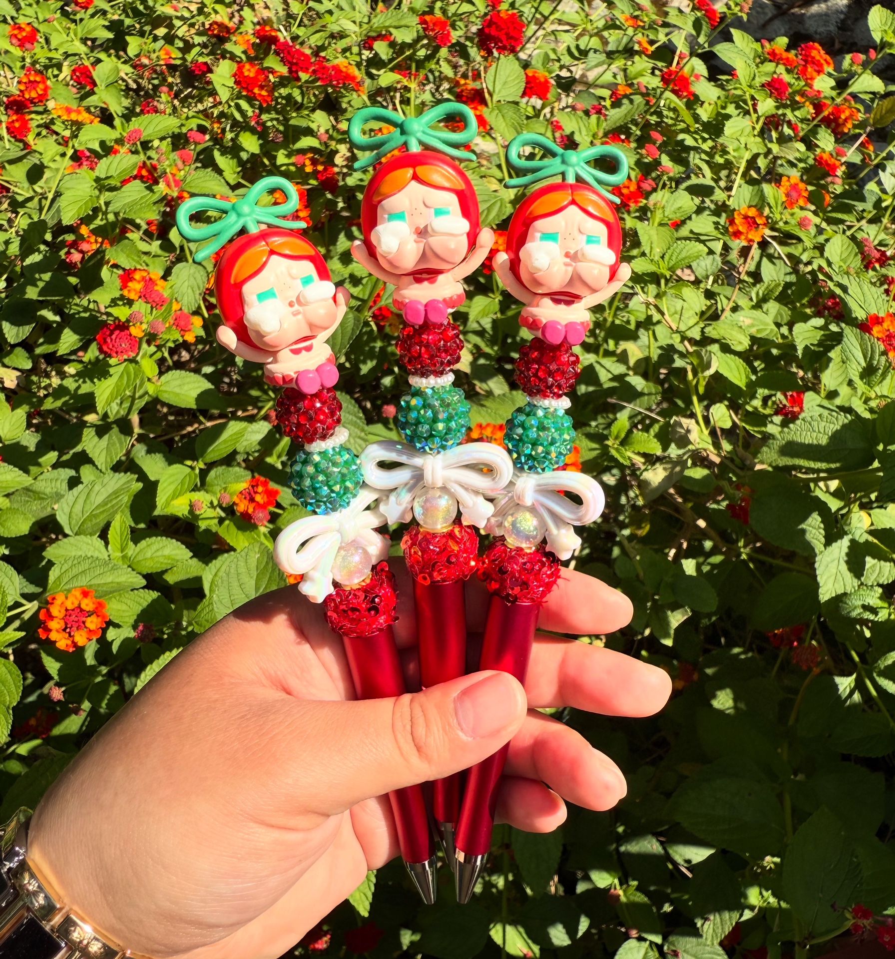 Cherry Crybaby Beaded Pen