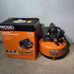 RIDGID AIR COMPRESSOR 6 GALLON 150PSI MAX