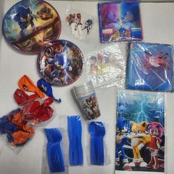 Sonic Party Supplies Package