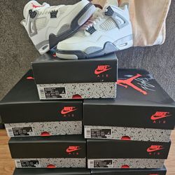Jordan 4 White Cement
