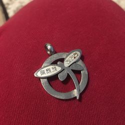 Dragonfly pendant silver