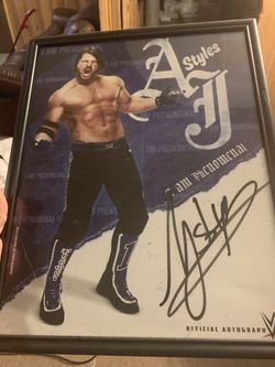 Aj styles framed picture