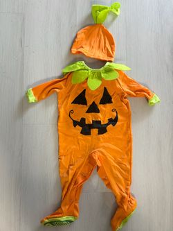 Pumpkin baby costume