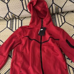 Red Nike Fleece Set