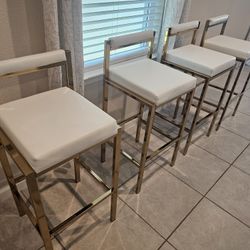 White Gold BAR stools