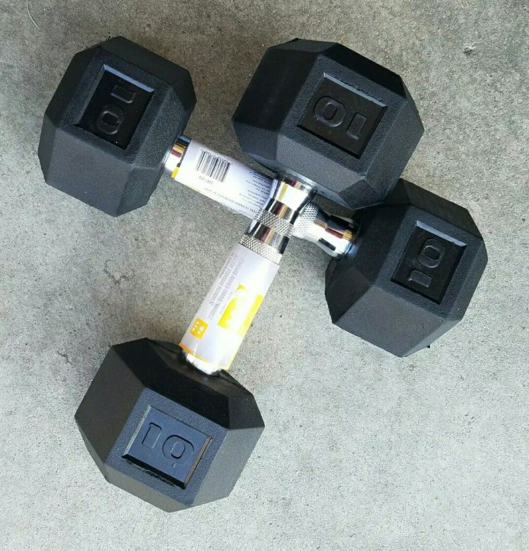 New 10lb Dumbbell Weights - Pair