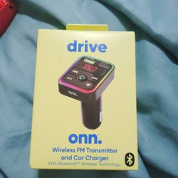 ONN Wireless FM Transmitter & Car Charger