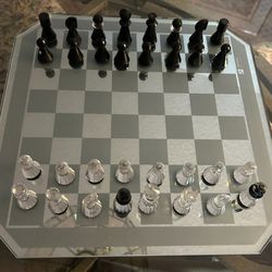 Swarovski Crystal Chess With Case