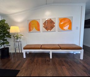 Super Sized MCM Bench - Vintage