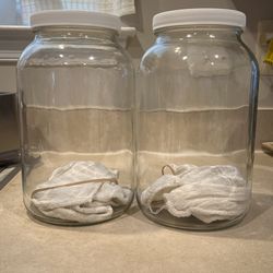  Kombucha Jar 2 Pack - 1 Gallon Glass Jars for Homebrewing