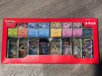 Prismatic Evolutions 8-Pack Mini Tins Limited Edition from Costco New Sealed