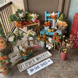 Fall Decor Porch Decor Harvest Decor Prices Start At $10-$25 Each