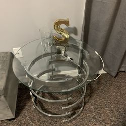 Semi new coffee table $100