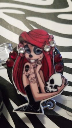 Swarovski reel badge holders