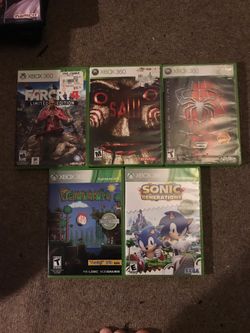 Lot of 5x Xbox 360 games