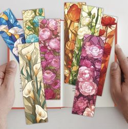 Brand New Delicate 30pcs Floral Glass Themed Non-repeating