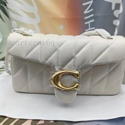 Coach Tabby Shoulder Bag 26 WHite