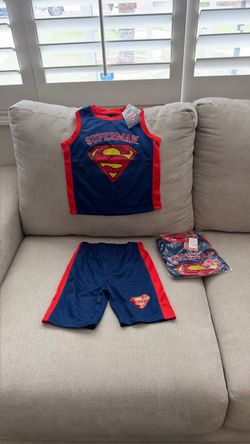 Superman Kids Tank Top and Shorts Set 2T, 3T & 4T