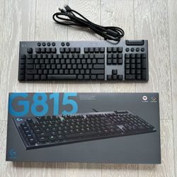 Logitech G815 LIGHTSYNC RGB Mechanical Gaming GL Linear Switch Keyboard