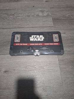 Starwars License Plate Frame 