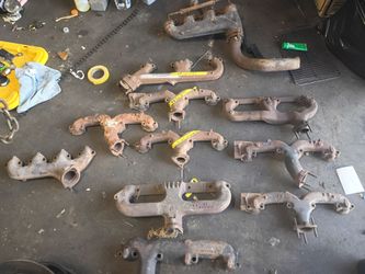 Exhaust manifolds some big block Chevy small block Chevy Mopar and ford