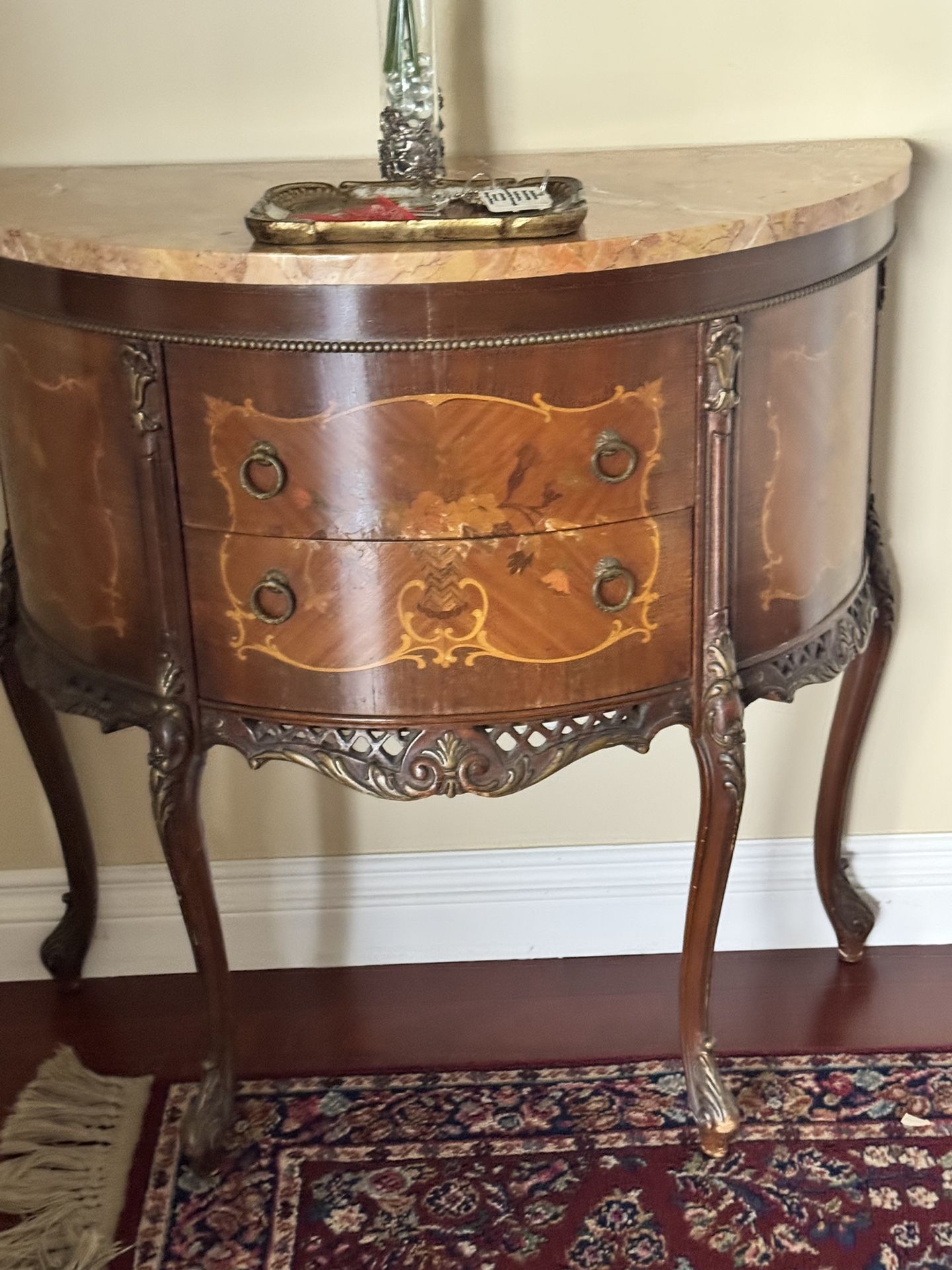 Antique Foyer Cabinet