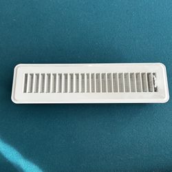 Steel White Floor Register Vent NEW