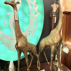 Small Brass Giraffe Decor - 20% OFF OFFER!!!