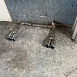Twin Exhaust Muffler Tips Acura/Honda