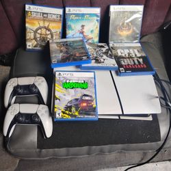 X Box 5 2 Controller 5 Games New Call Of Duty 