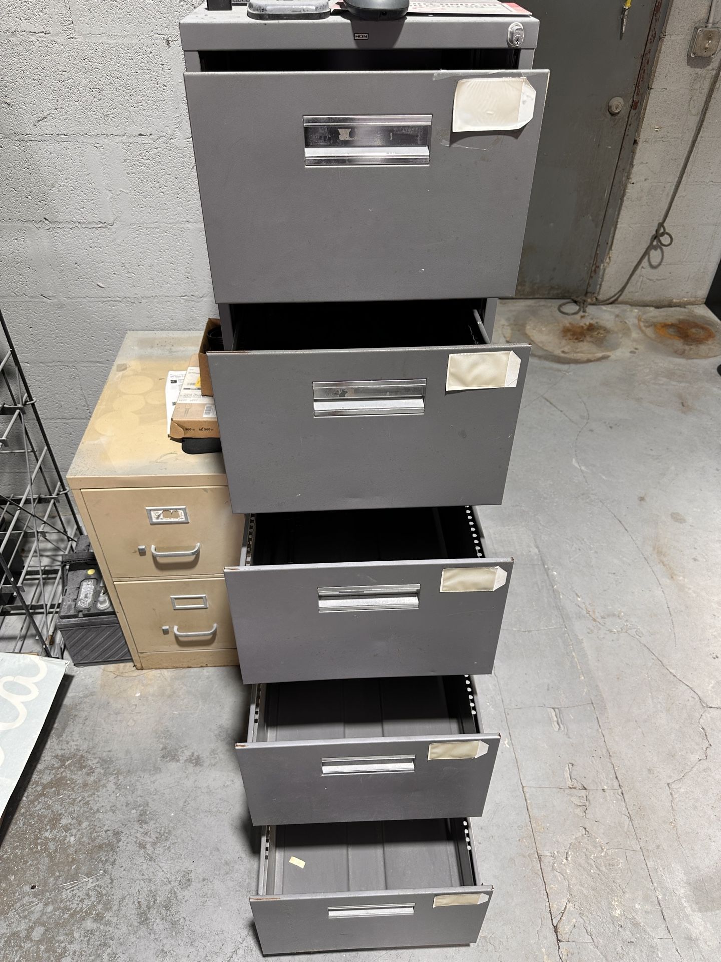 5 Drawer File Cabinet