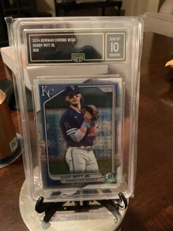 2024 Bowman Chrome Mega #59 Bobby Witt Jr. Gem. Mint 10.