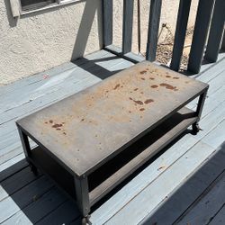 Large Industrial Coffee Table 