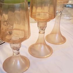 PRINCESS HOUSE AND GLASS VACES 