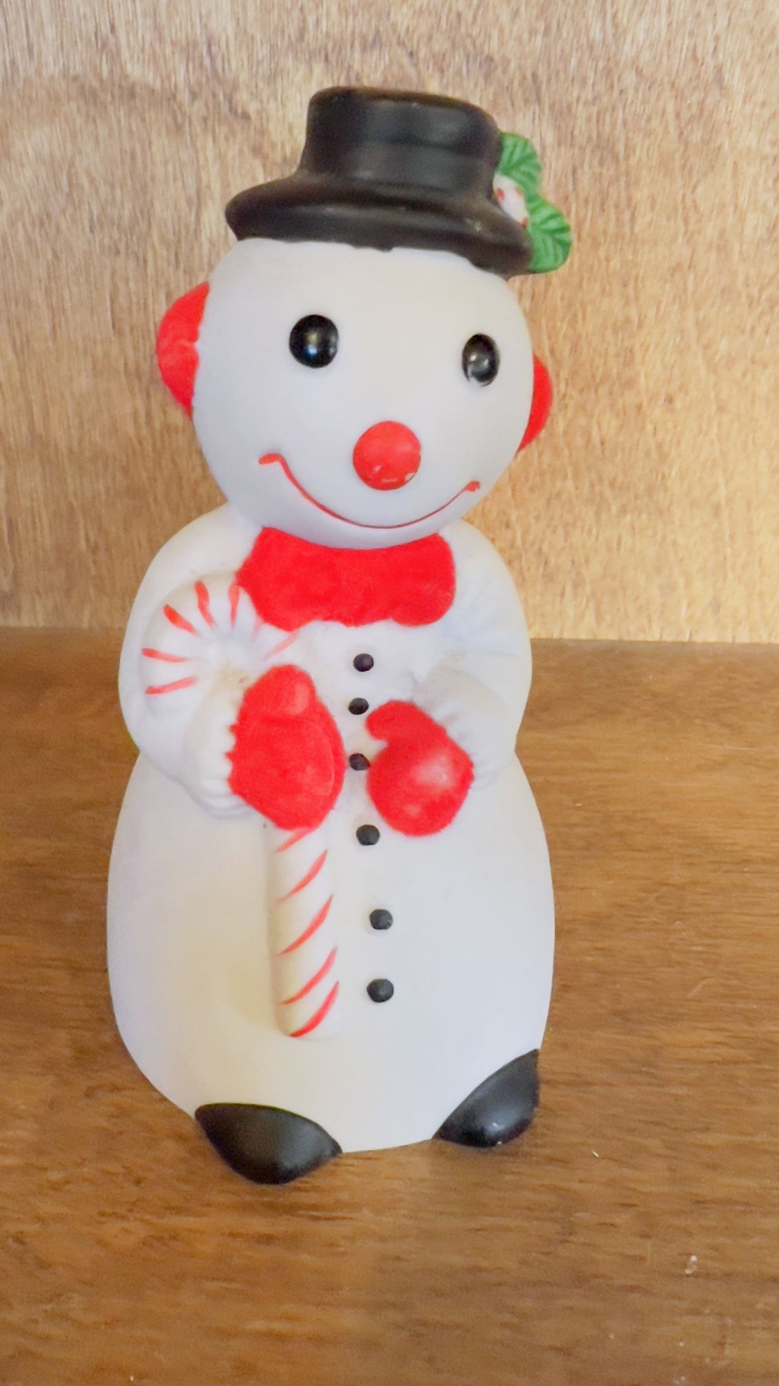 Holiday snowman bell