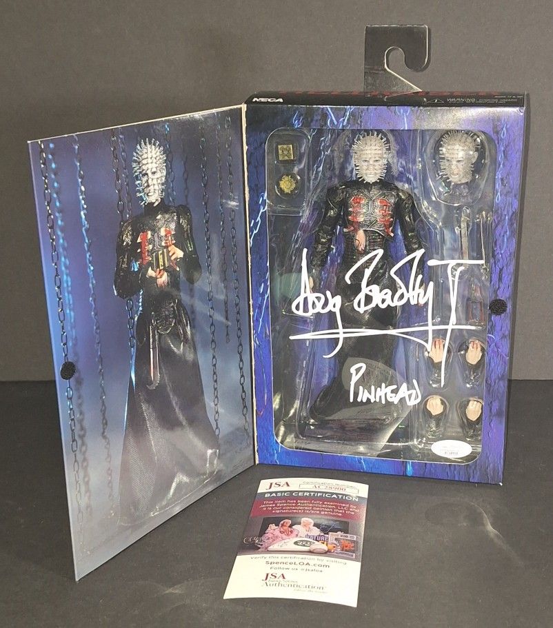 🔥Doug Bradley autographed Neca action figure JSA COA🔥