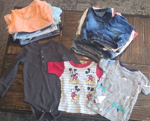 Baby Boy Clothes Lot - Shirts Shorts Pants Onesies 12-18 months