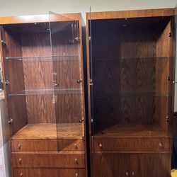 2 Wooden Drawer/dresser