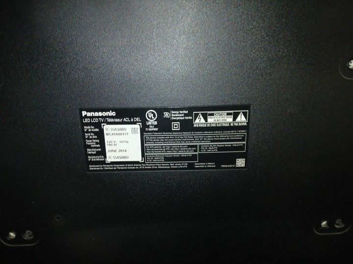 TV 57" led Panasonic works excellent.$75 obo