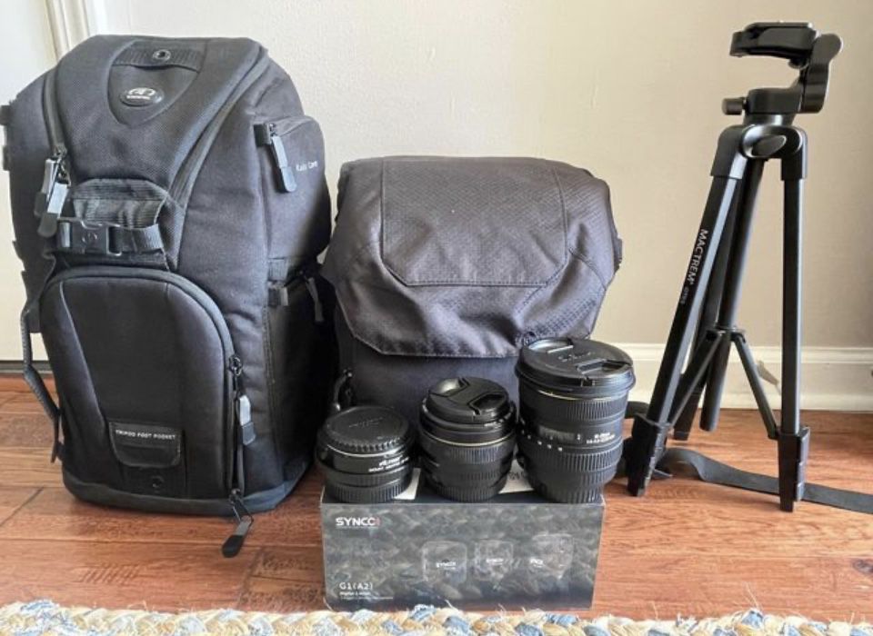 Camera bags and accessories