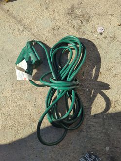 Green Outdoor Extension Cord