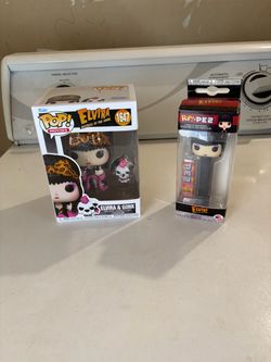 Elvira - Funko Pop & Pez (price total for both)
