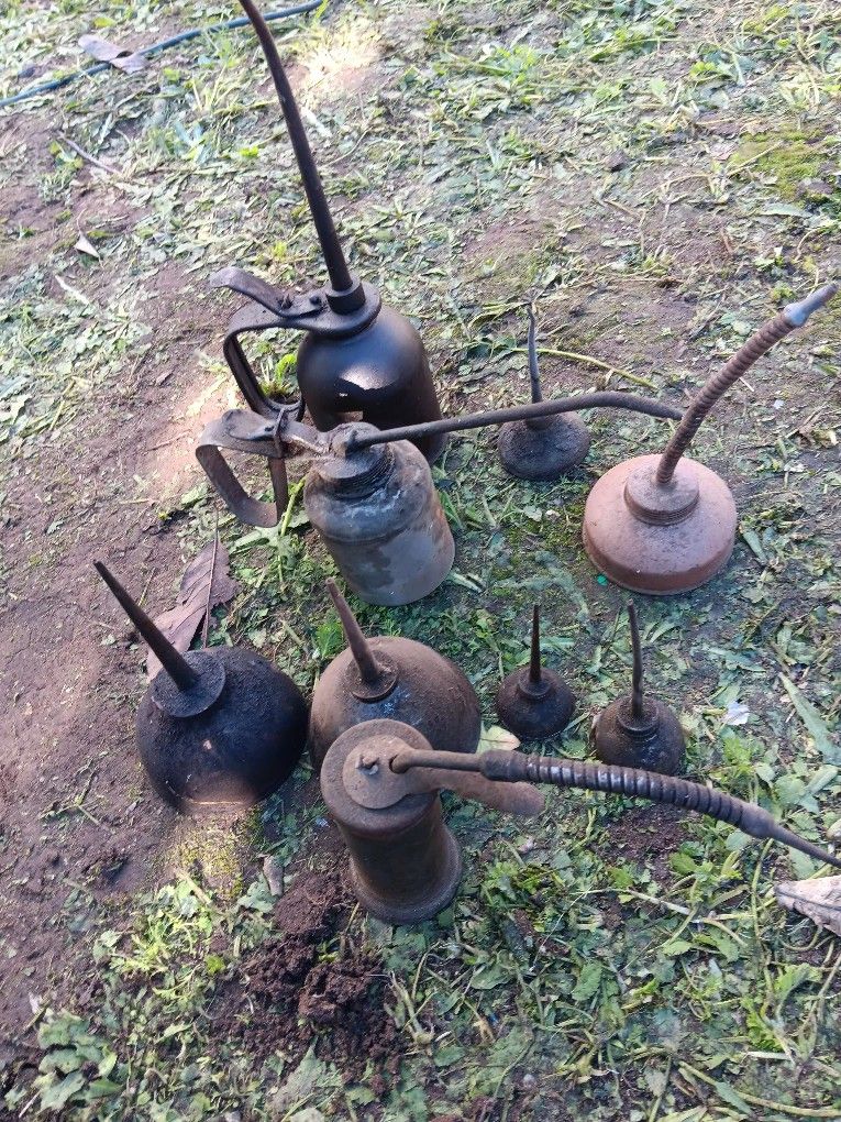 Old Oil Cans