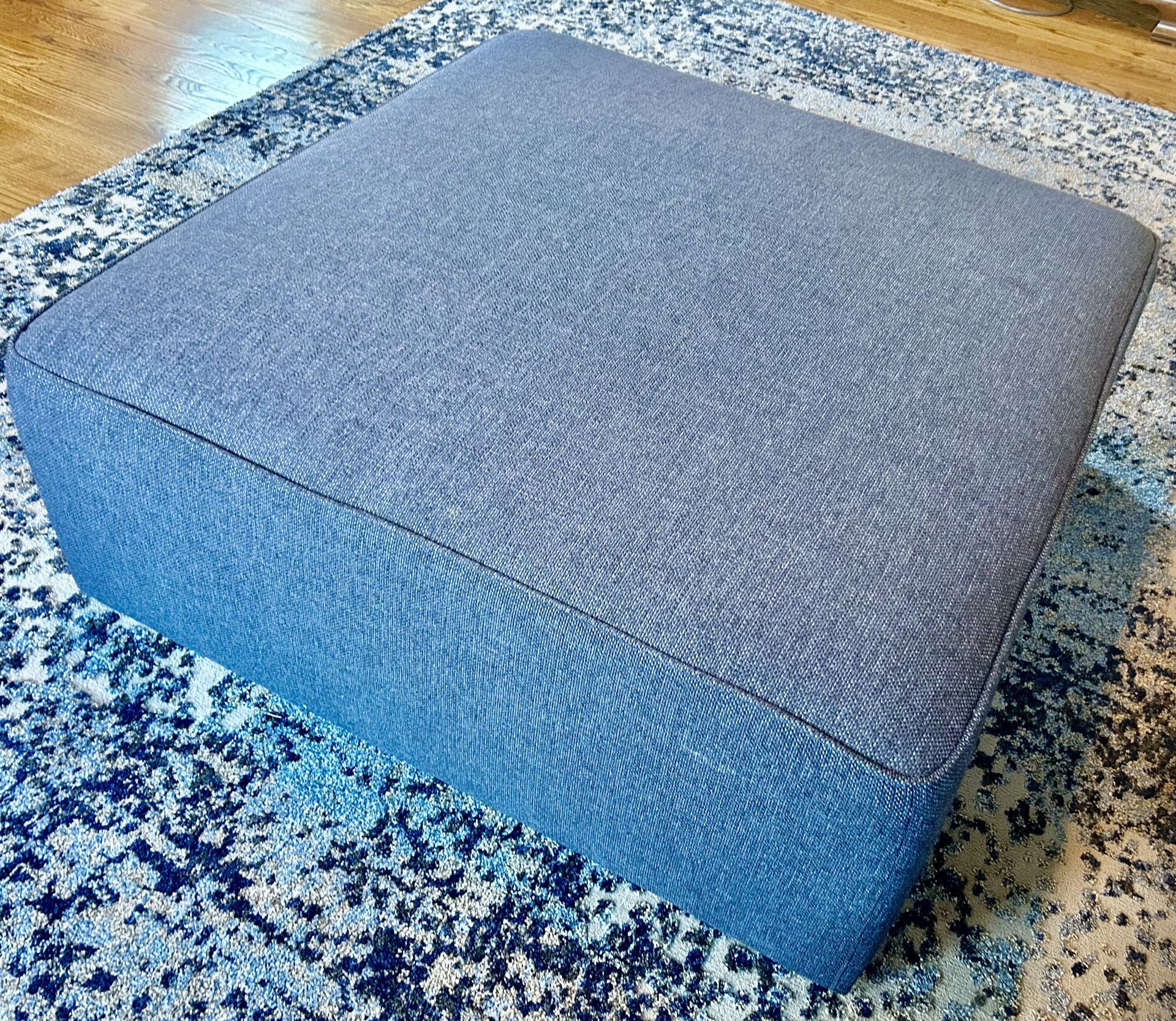 Large Fabric Ottoman Coffee Table 