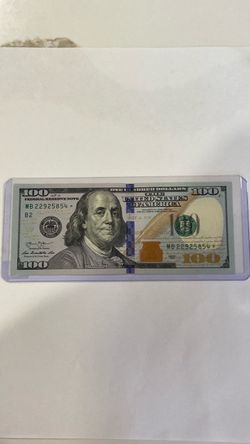 Uncirculated US $100 Star Note  currency *