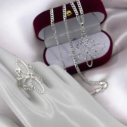 Nudo de bruja conjunto plata pura mexicana/Witch's knot set pure Mexican silver