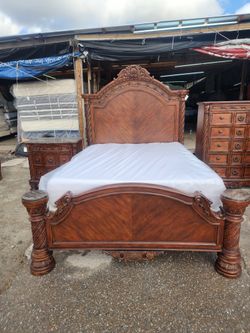 Recamara Queen Con Colchones 